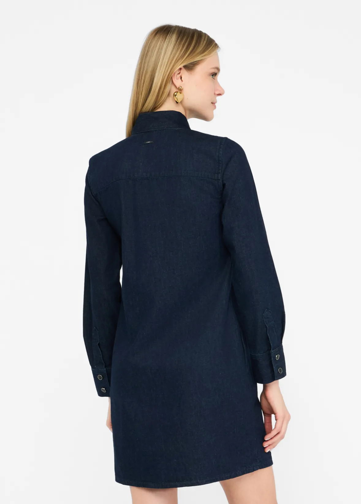 Abito chemisier in denim