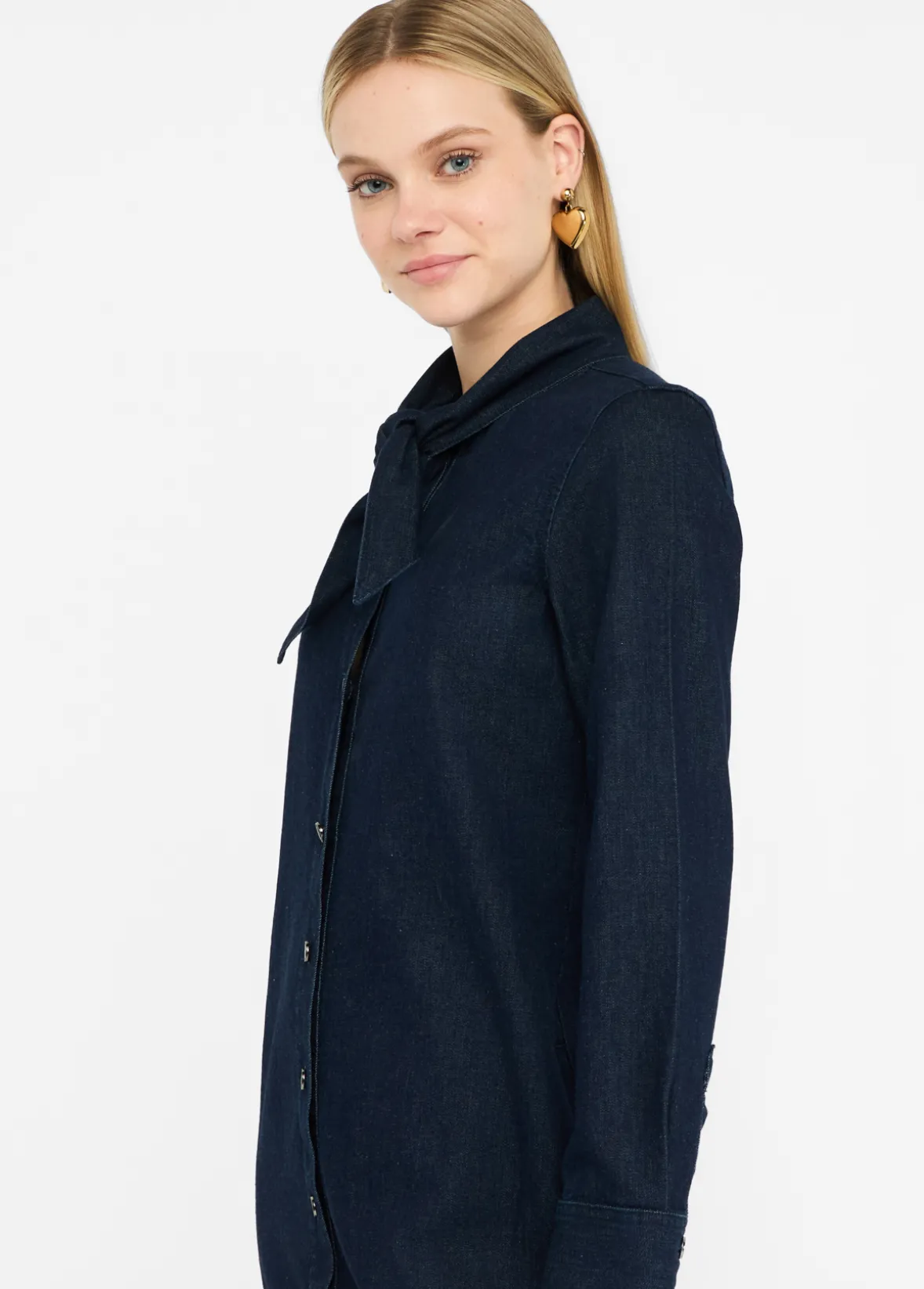 Abito chemisier in denim