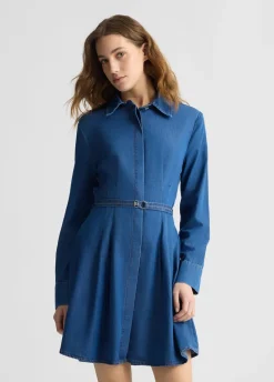 Abito chemisier in denim