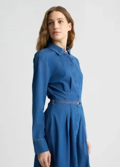 Abito chemisier in denim