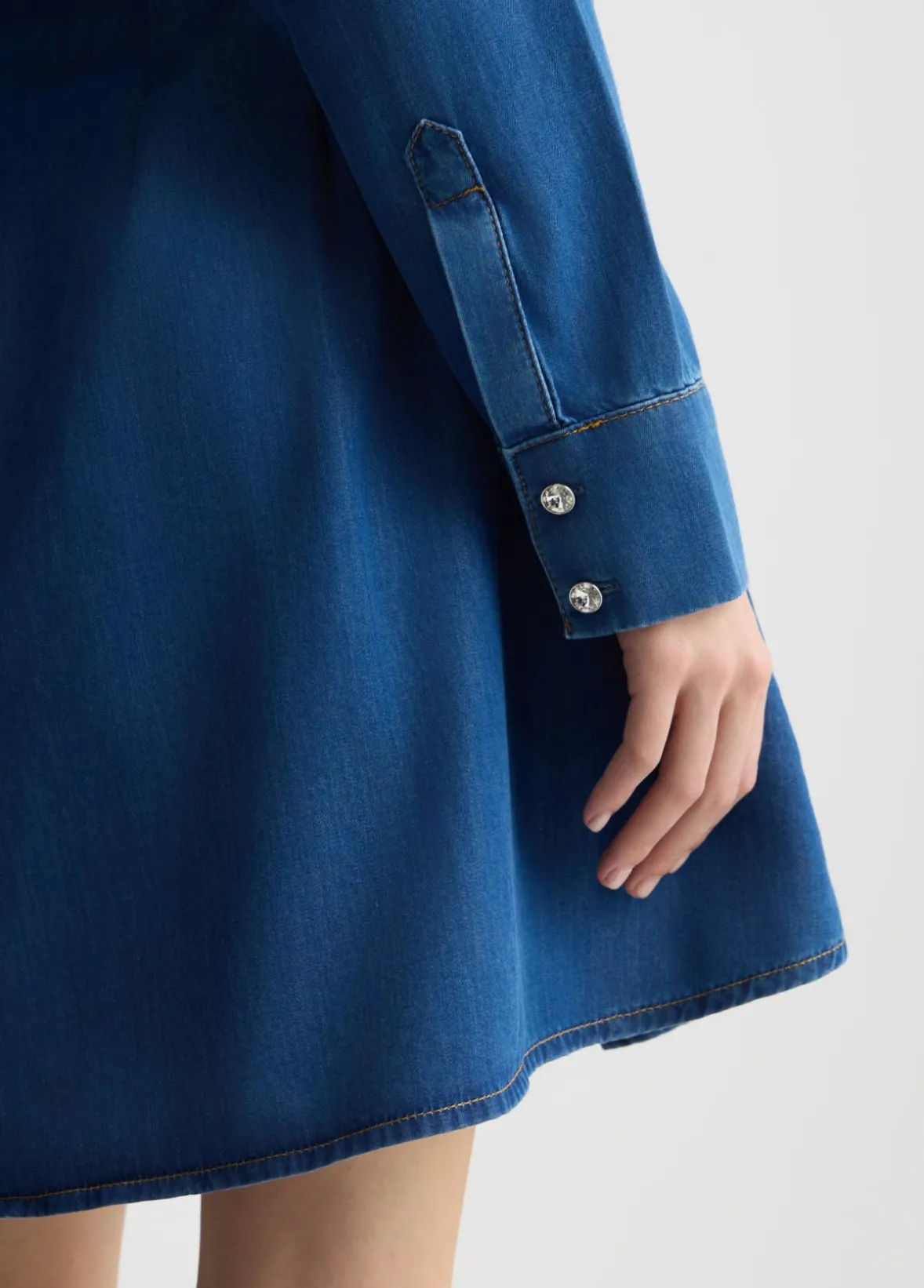 Abito chemisier in denim