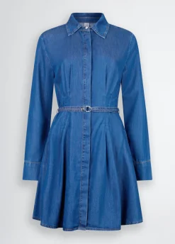 Abito chemisier in denim