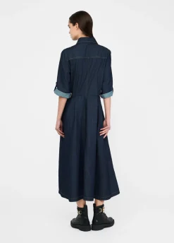 Abito chemisier in denim