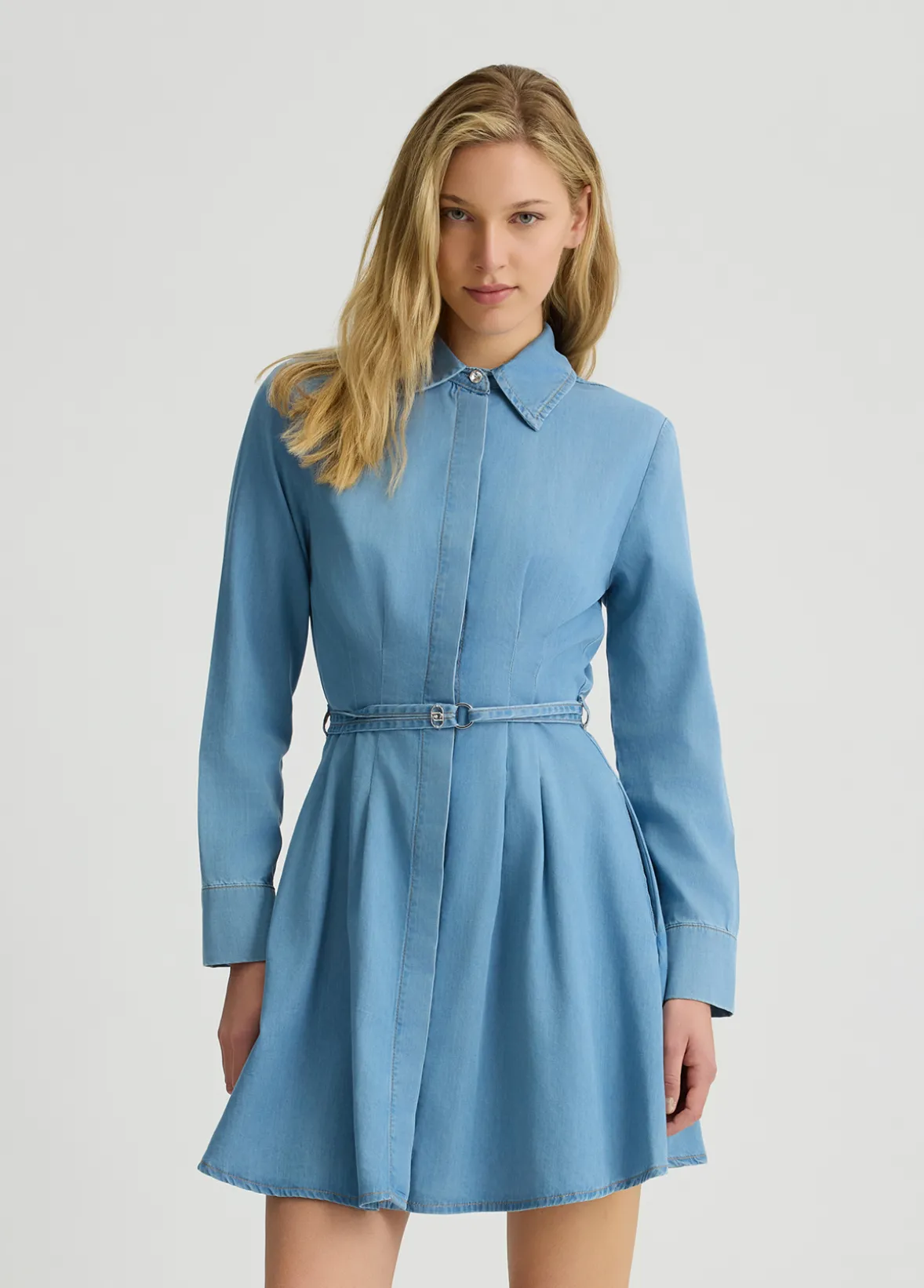 Abito chemisier in denim