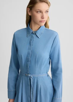 Abito chemisier in denim
