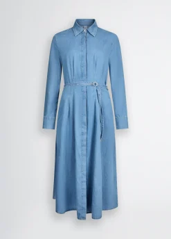 Abito chemisier in denim