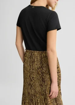 Abito con stampa animalier