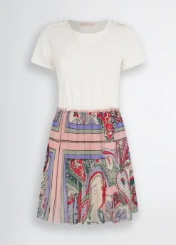 Abito con stampa foulard