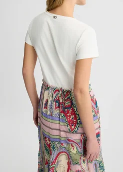 Abito con stampa foulard