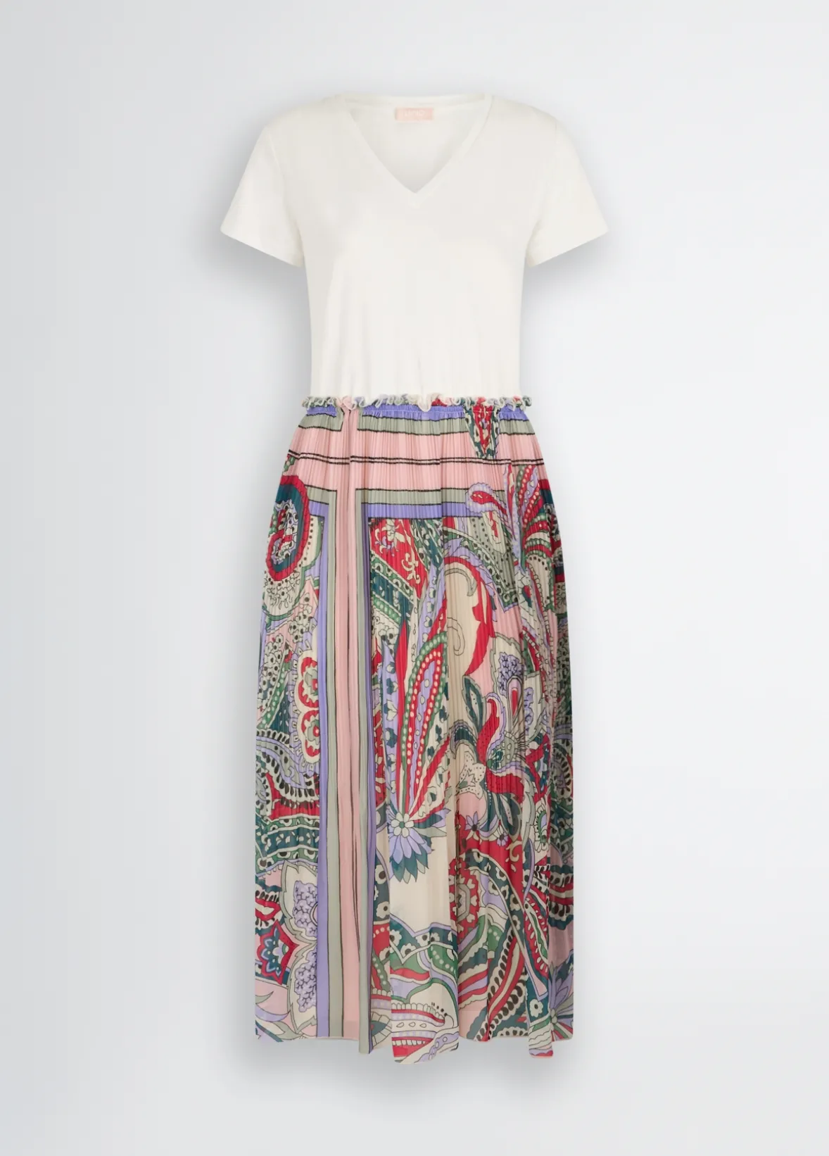 Abito con stampa foulard