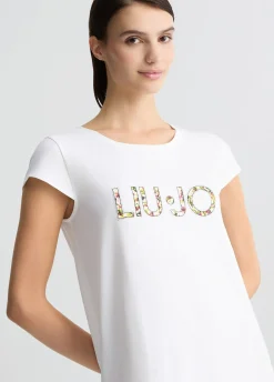 Abito corto con logo