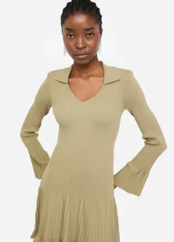 Abito corto in maglia