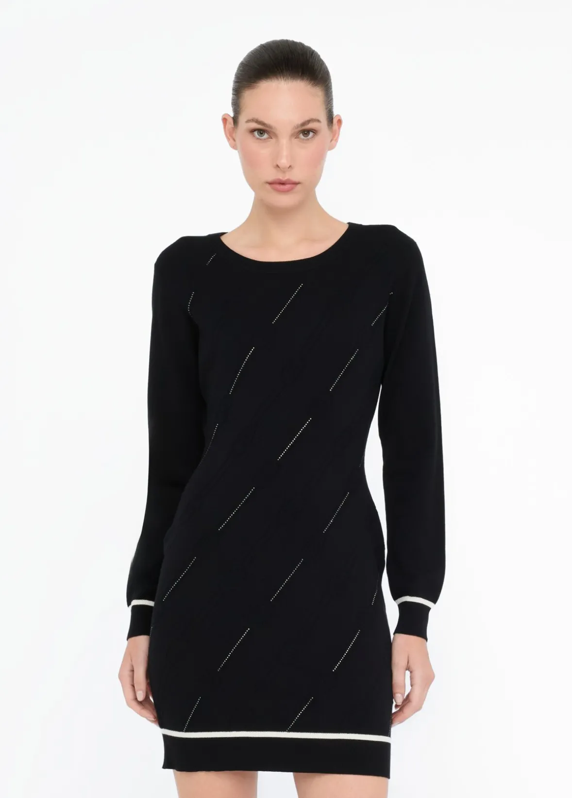 Abito corto in maglia