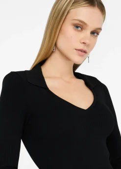 Abito corto in maglia