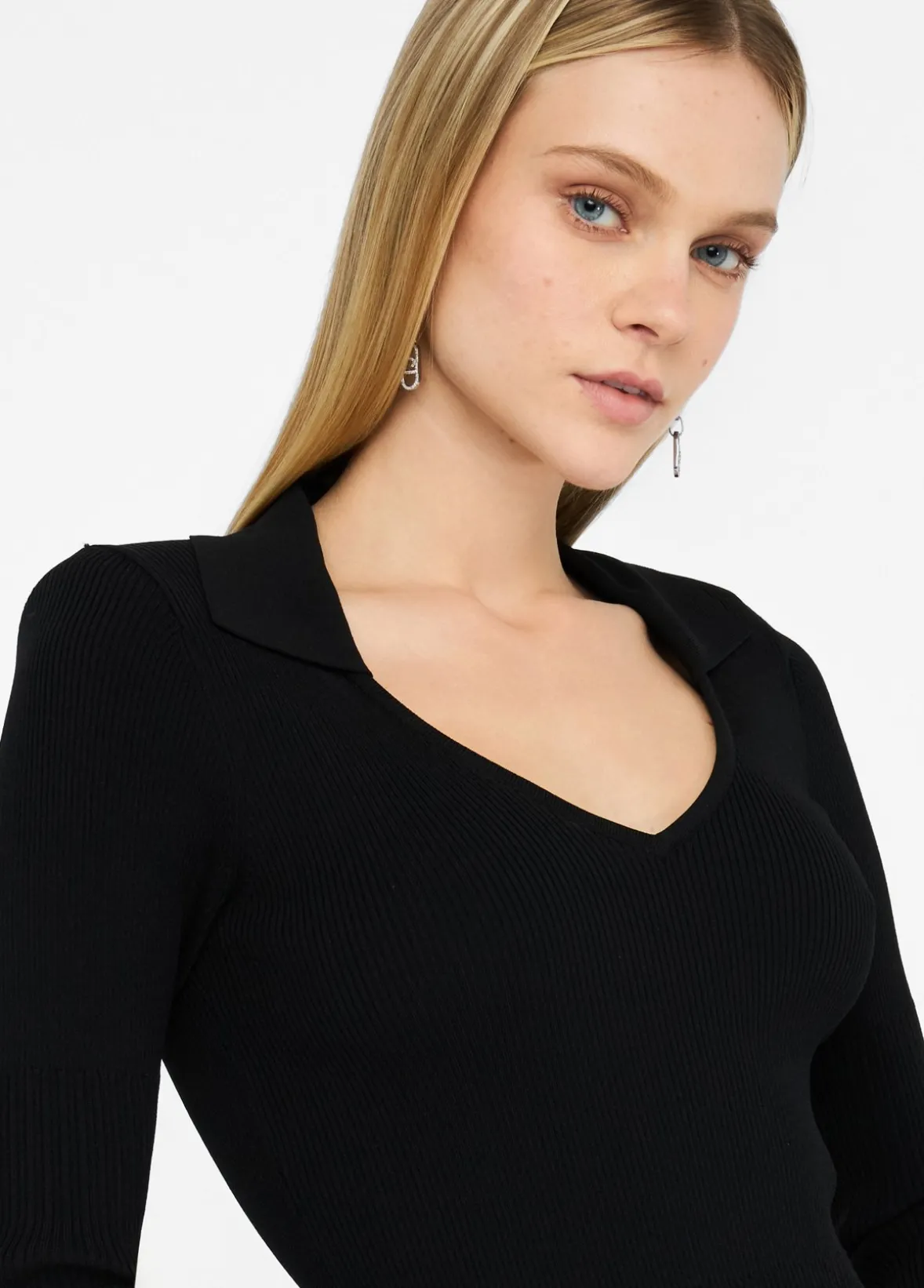 Abito corto in maglia