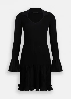 Abito corto in maglia