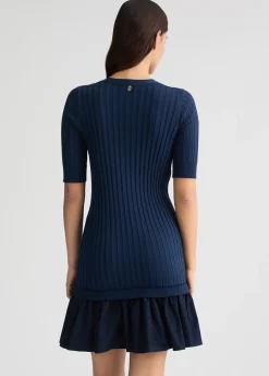 Abito corto in maglia