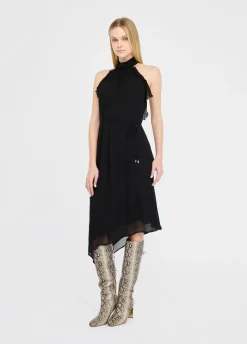 Abito elegante con rouches