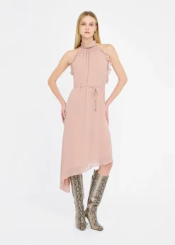 Abito elegante con rouches