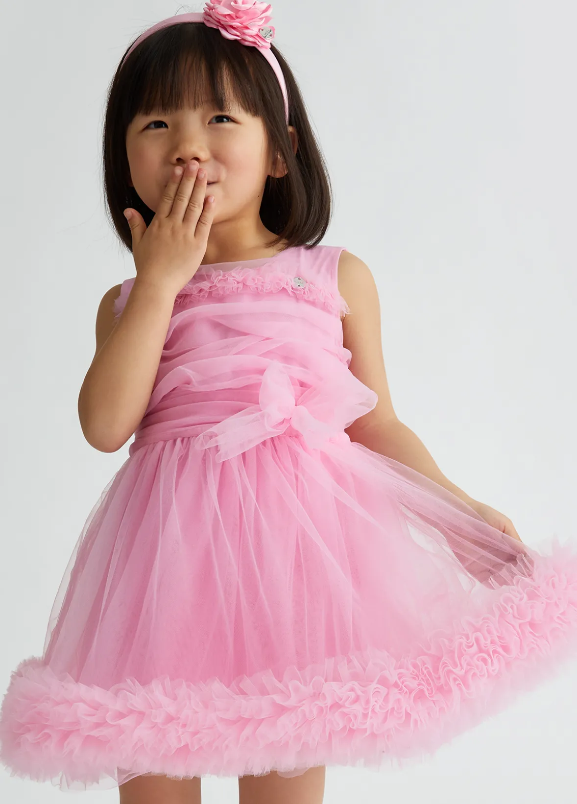 Abito elegante in tulle