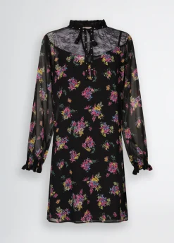 Abito in georgette floreale