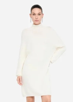 Abito in maglia con micro paillettes