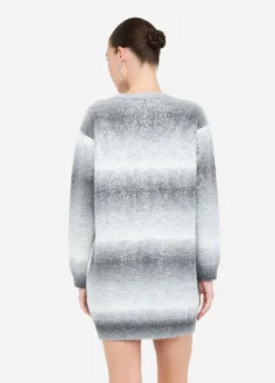 Abito in maglia con paillettes