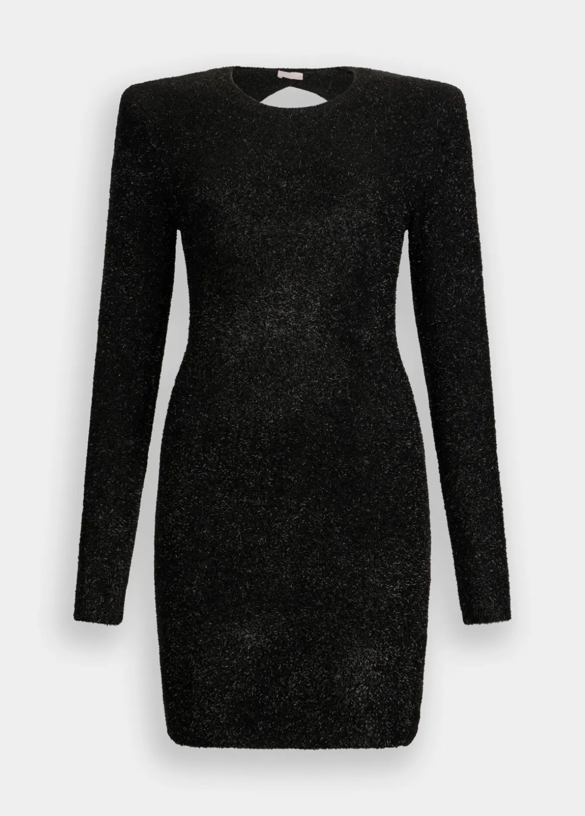 Abito in maglia con spalline imbottite
