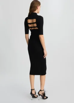 Abito in maglia cut-out