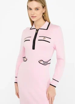 Abito in maglia misto seta