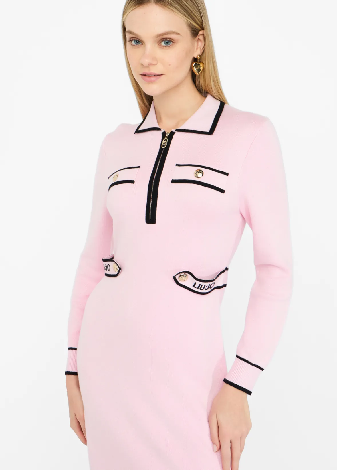 Abito in maglia misto seta