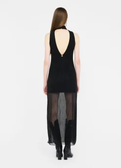 Abito in tulle con strass
