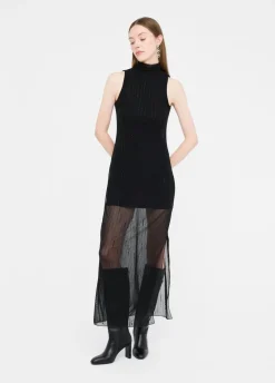 Abito in tulle con strass