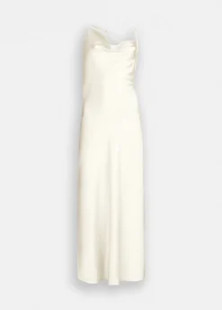 Abito lungo elegante in raso