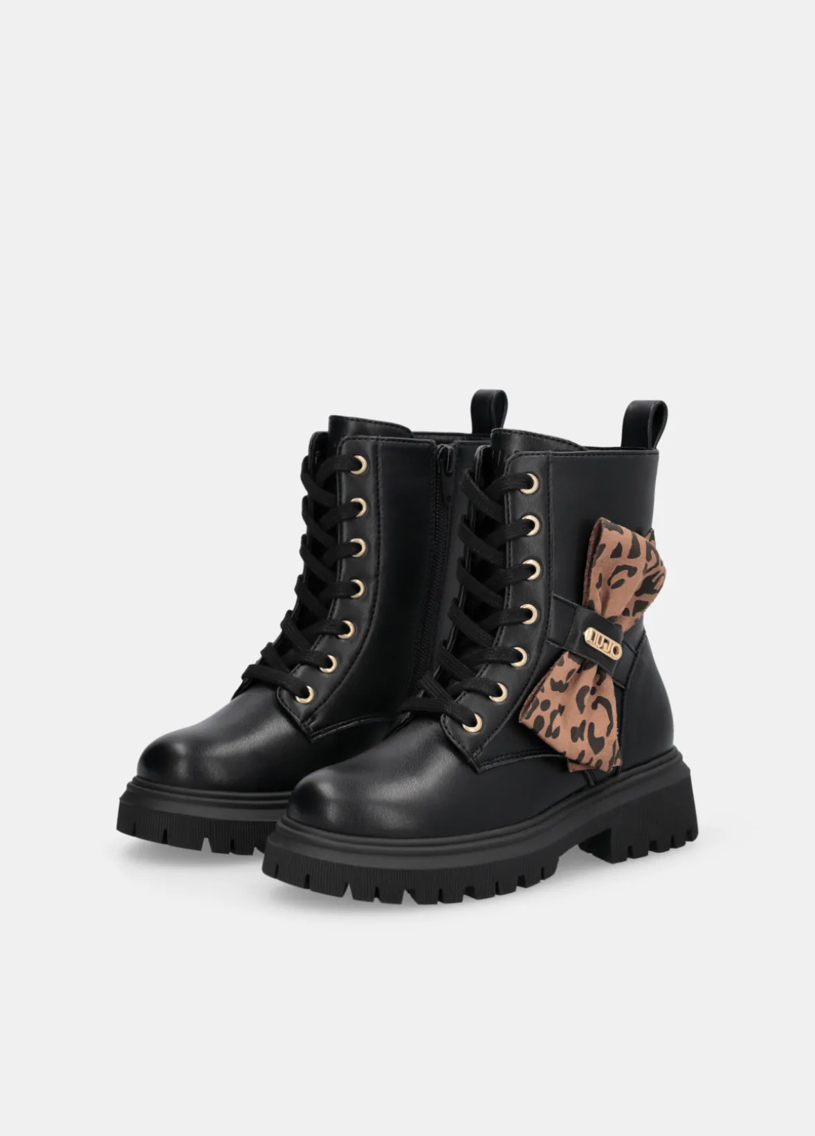 Anfibi con fiocco animalier