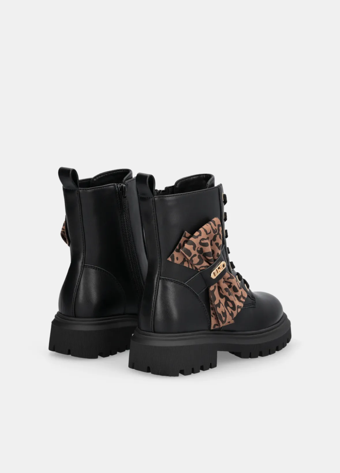 Anfibi con fiocco animalier