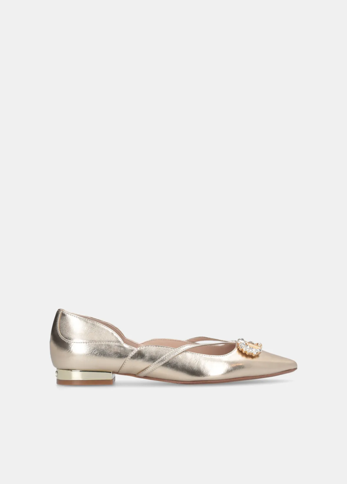 Ballerine con logo gioiello