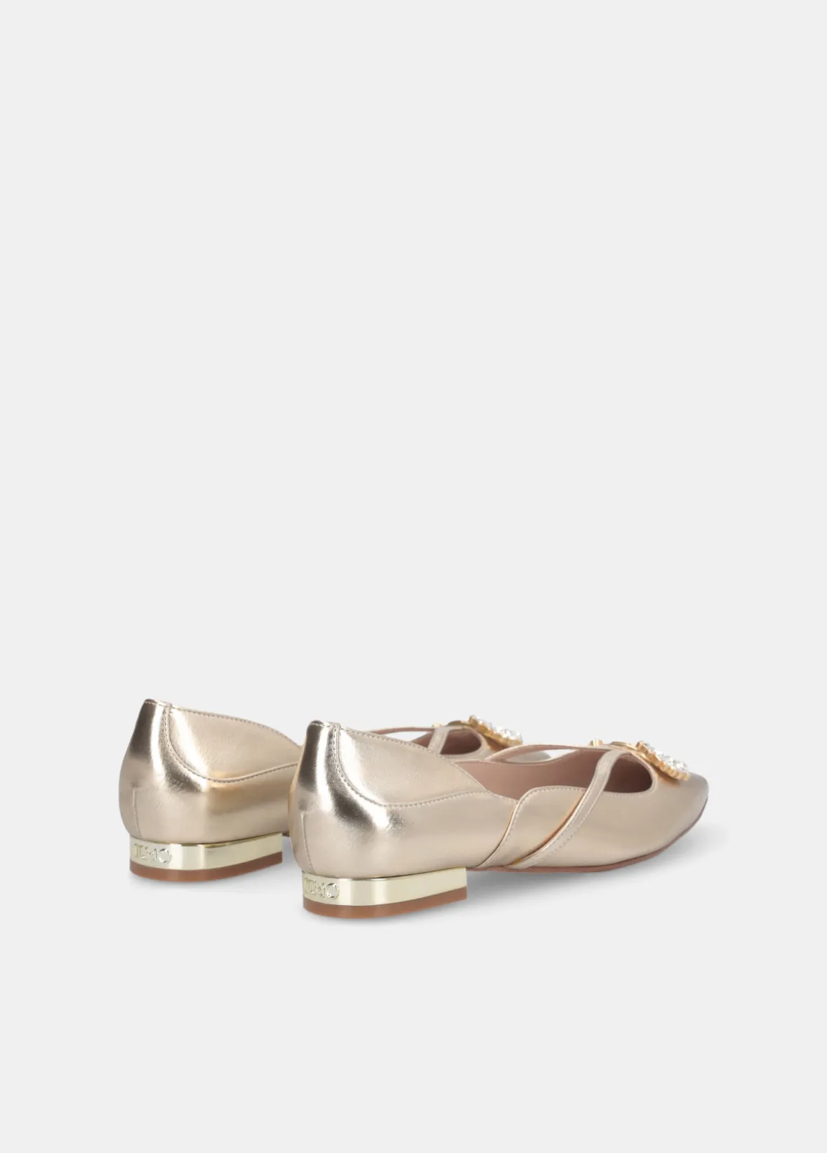 Ballerine con logo gioiello