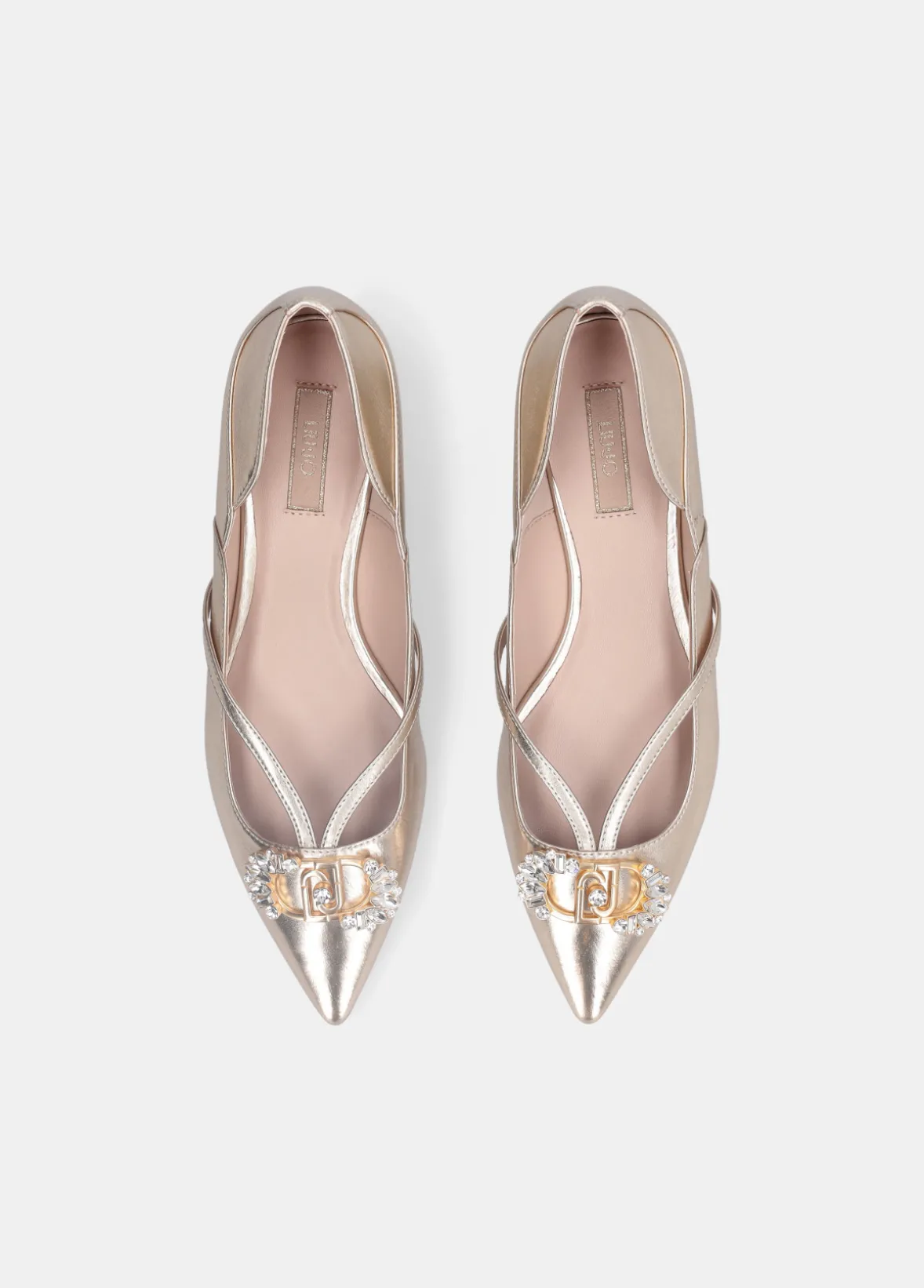 Ballerine con logo gioiello