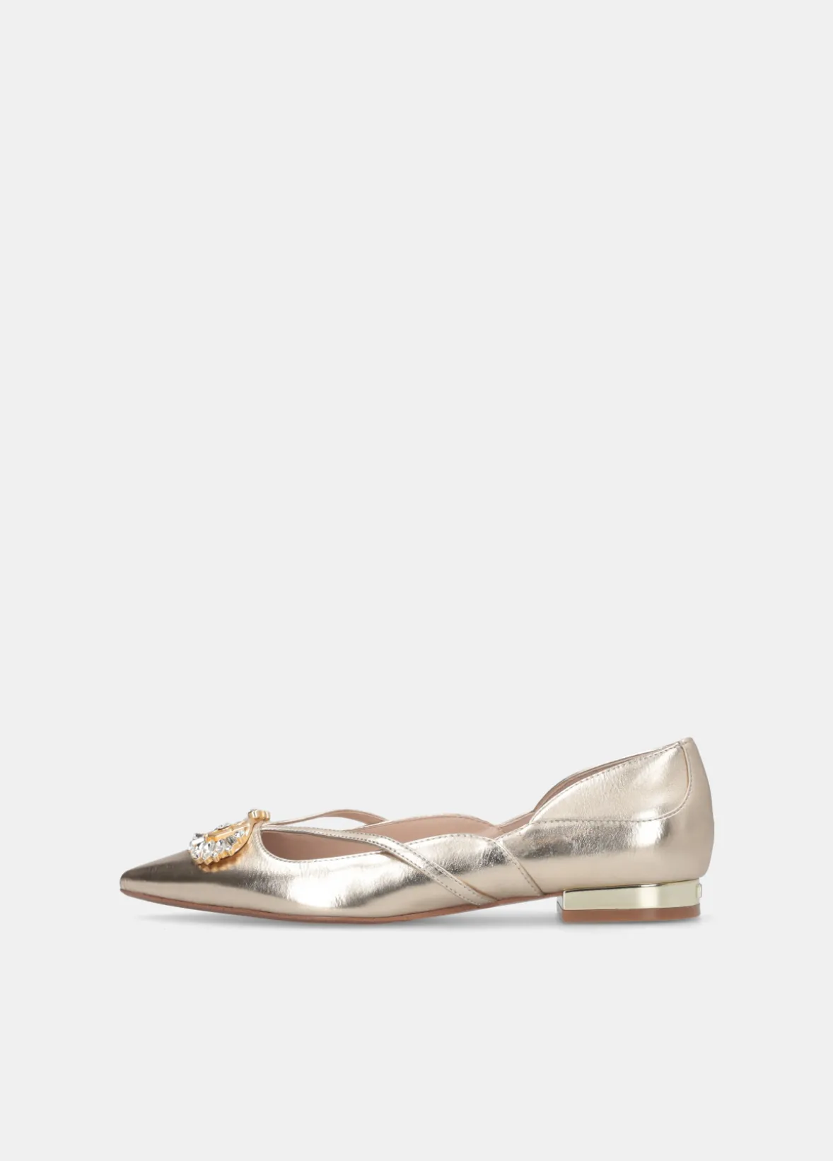 Ballerine con logo gioiello