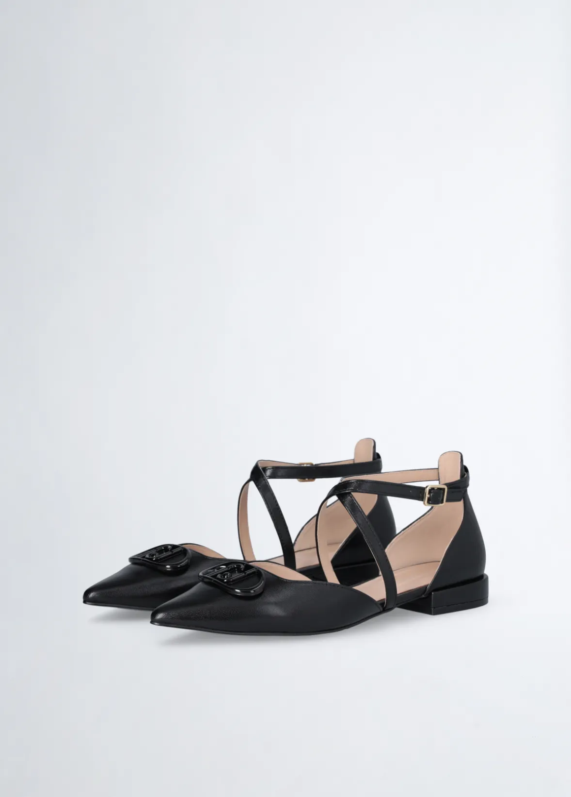Ballerine con maxi logo