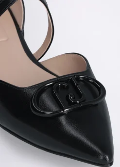 Ballerine con maxi logo