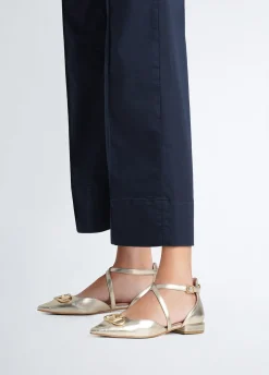 Ballerine con maxi logo