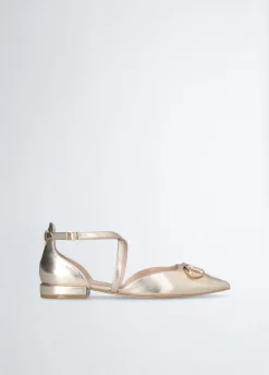 Ballerine con maxi logo