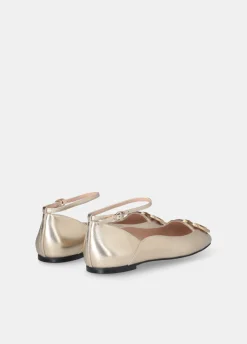 Ballerine effetto laminato