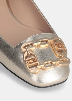 Ballerine effetto laminato
