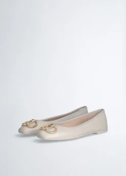 Ballerine in pelle
