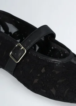 Ballerine in pizzo macramé