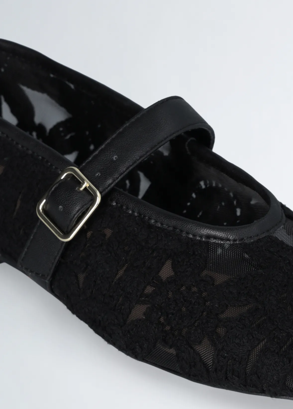 Ballerine in pizzo macramé