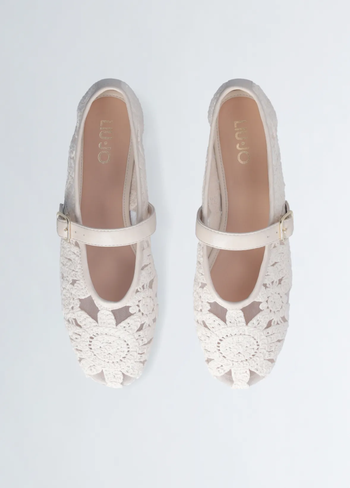 Ballerine in pizzo macramé